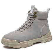 men's high-top retro suede desert boots, view 2 - MRSLM