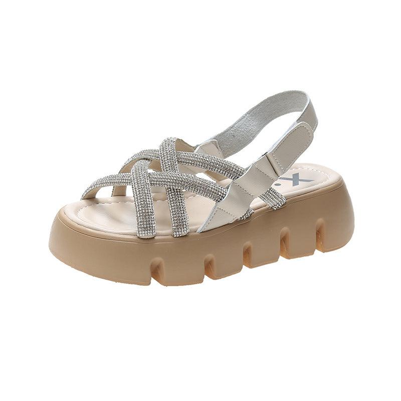 casual beach platform sandals - MRSLM