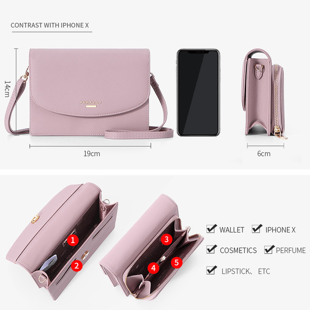 Korean style crossbody bag, view 5 - MRSLM