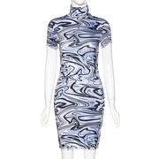women's short summer dress, view 6 - MRSLM
