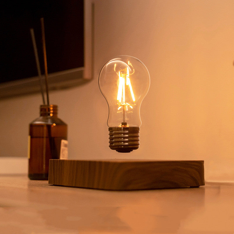 self-rotating maglev bulb, view 4 - MRSLM
