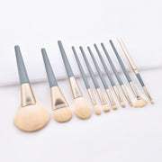 10-piece makeup brush set, view 3 - MRSLM