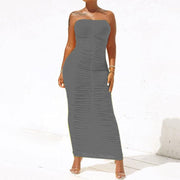 women's bodycon maxi dress, view 7 - MRSLM