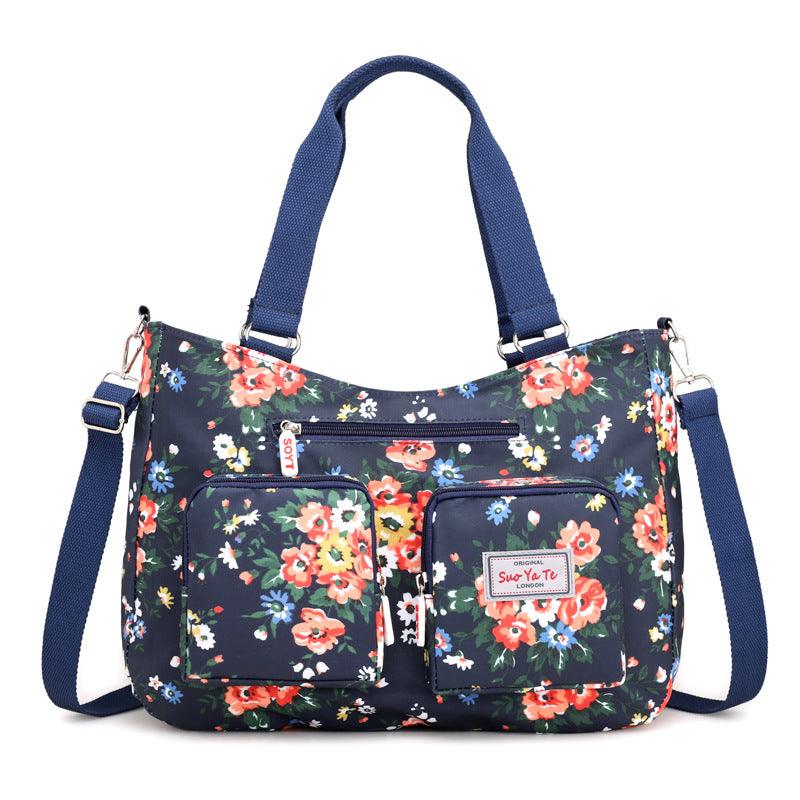 Large-capacity Printed One-shoulder Women's Canvas Bag - MRSLM