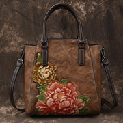 leather retro handbag, view 7 - MRSLM