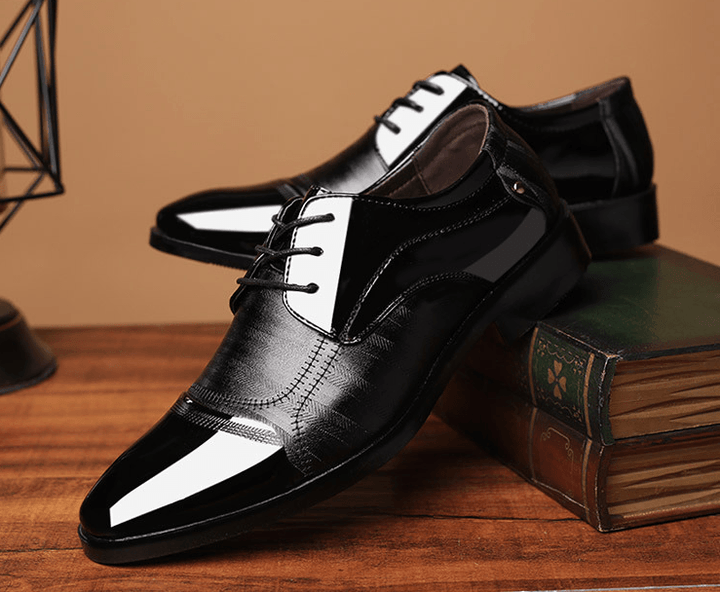 2021 summer new shoes men's business dress large size shoes fashion hundred tower wedding shoes - MRSLM