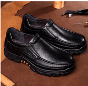 men's business casual cowhide shoes, view 3 - MRSLM