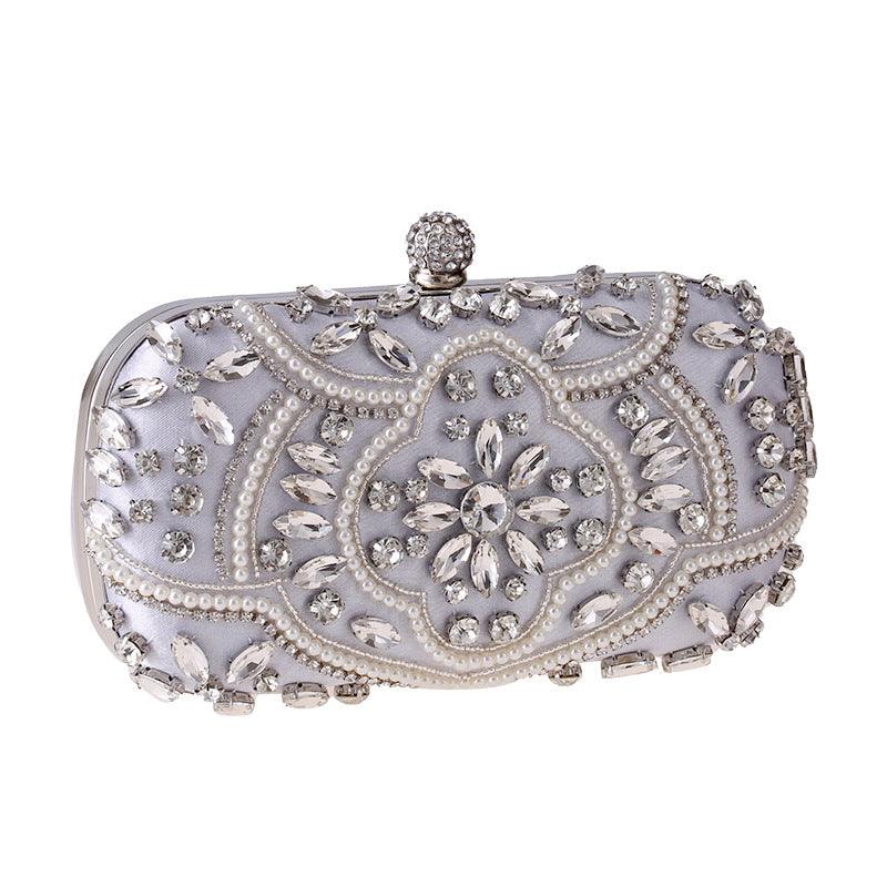 Diamond-studded evening bag, view 6 - MRSLM