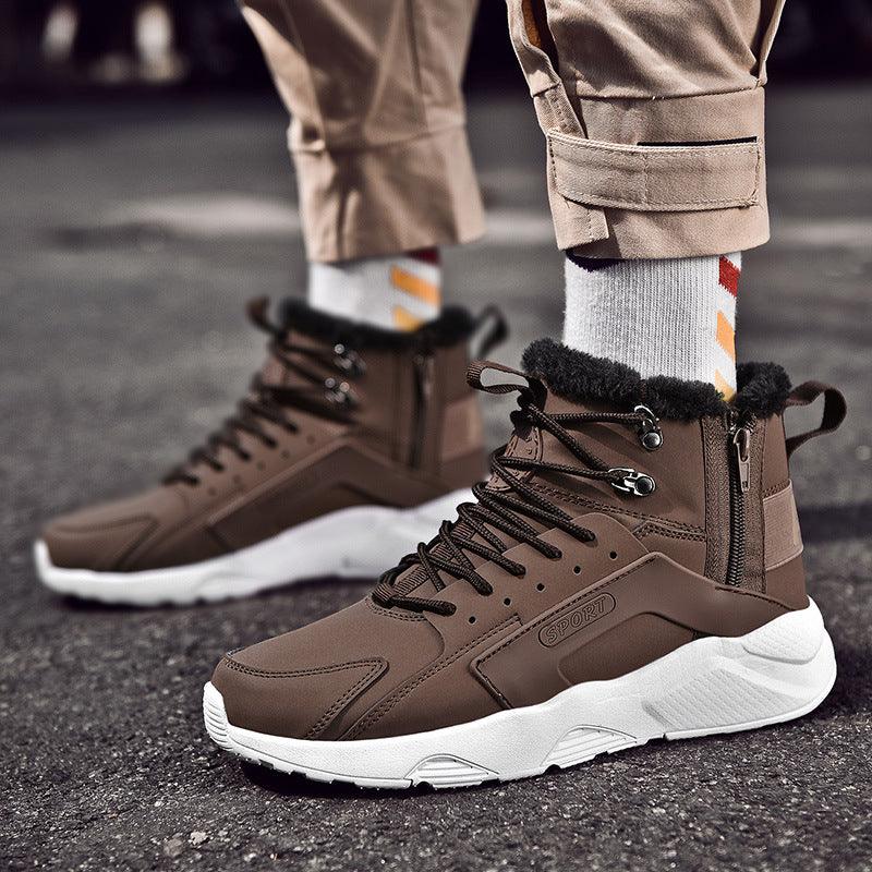 Men's side zipper winter shoes - MRSLM