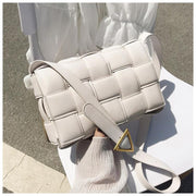 woven PU messenger bag - MRSLM