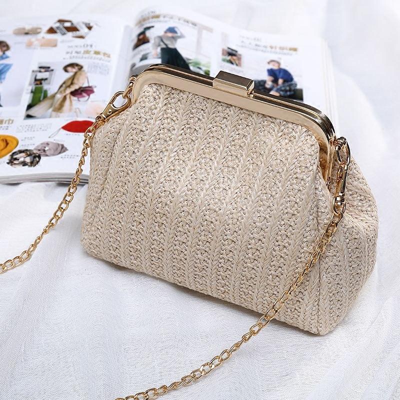 summer mini woven crossbody bag - MRSLM