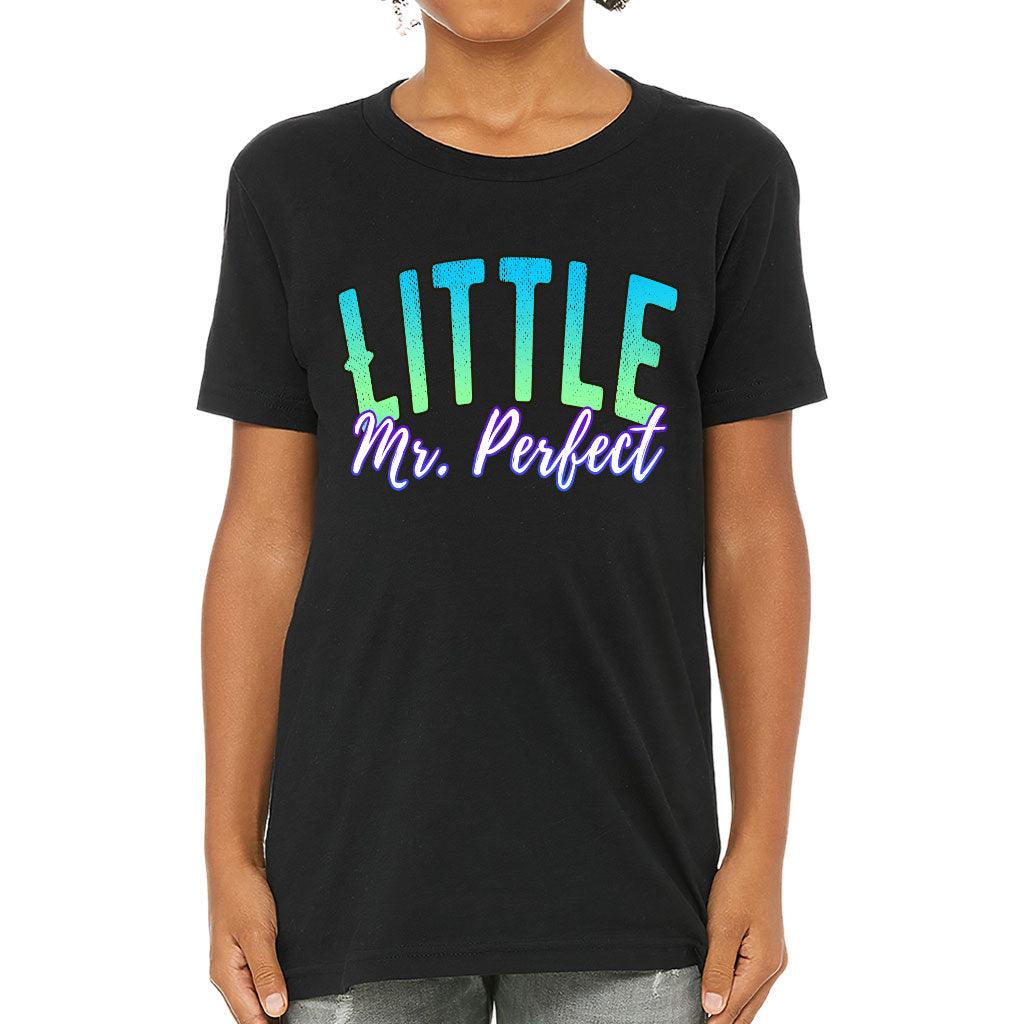 Mr Perfect Kids' T-Shirt - Funny T-Shirt - Cool Design Tee Shirt for Kids - MRSLM