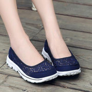 Women's cloth slip-on shoes, view 4 - MRSLM