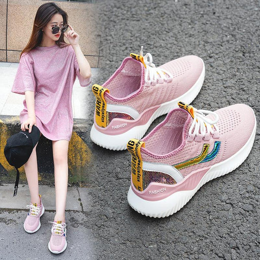 Mesh breathable chunky sneakers, view 2 - MRSLM
