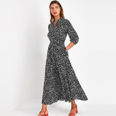 casual slim dress, view 5 - MRSLM