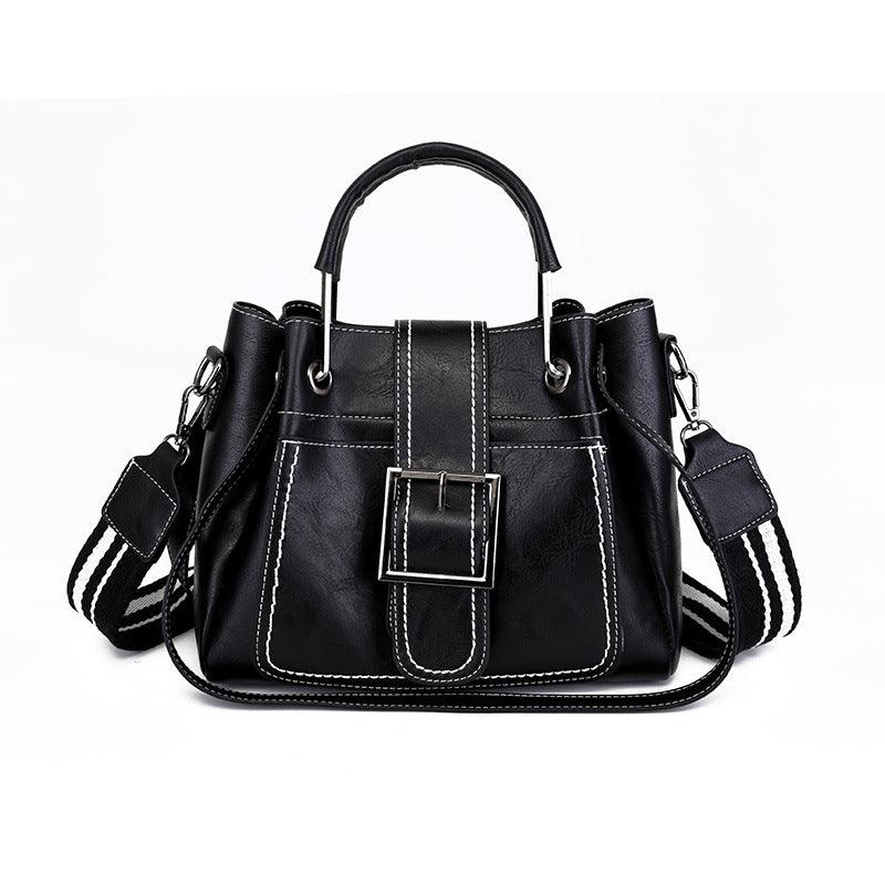 Women Handbag Ladies Soft Pu Leather Bag Pin Type - MRSLM