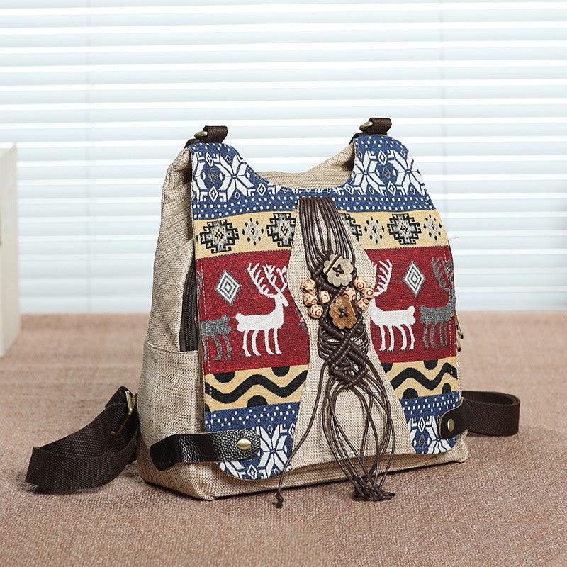 large capacity hemp backpack - MRSLM