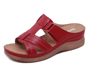 Vintage wedge comfortable slippers, view 9 - MRSLM