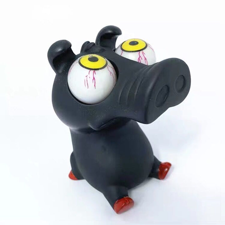 Cartoon Animal Decompression Toy Stress Reduction Ball Cute Little White Panda Dinosaur Squeeze Pop Eye Squeeze Antistress Toy