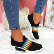 Women's netted rainbow sole sneakers - MRSLM