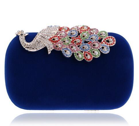 velvet evening clutch, view 5 - MRSLM