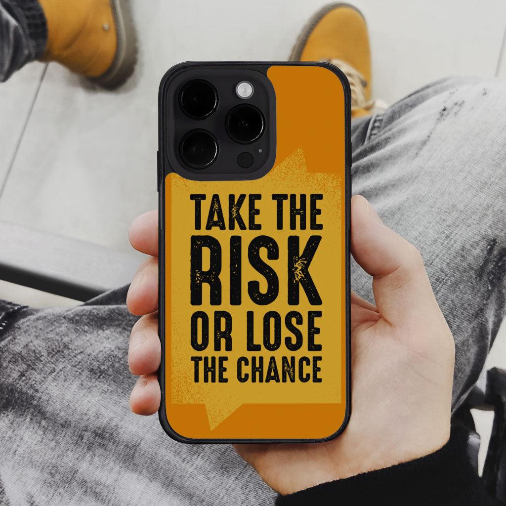 Take the Risk iPhone 14 Pro Case - Cool Phone Case for iPhone 14 Pro - Trendy iPhone 14 Pro Case - MRSLM