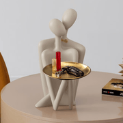 abstract couple key tray ornament - MRSLM