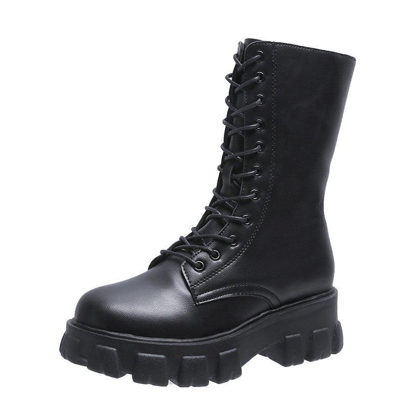 Women's casual Martin combat boots, view 3 - MRSLM
