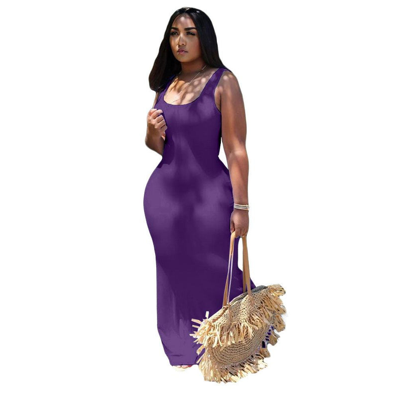 Long sling dress, view 7 - MRSLM