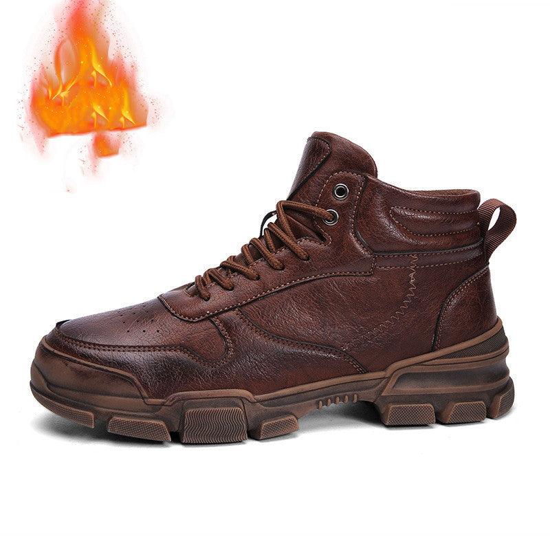 retro mid-size martin boots for men - MRSLM