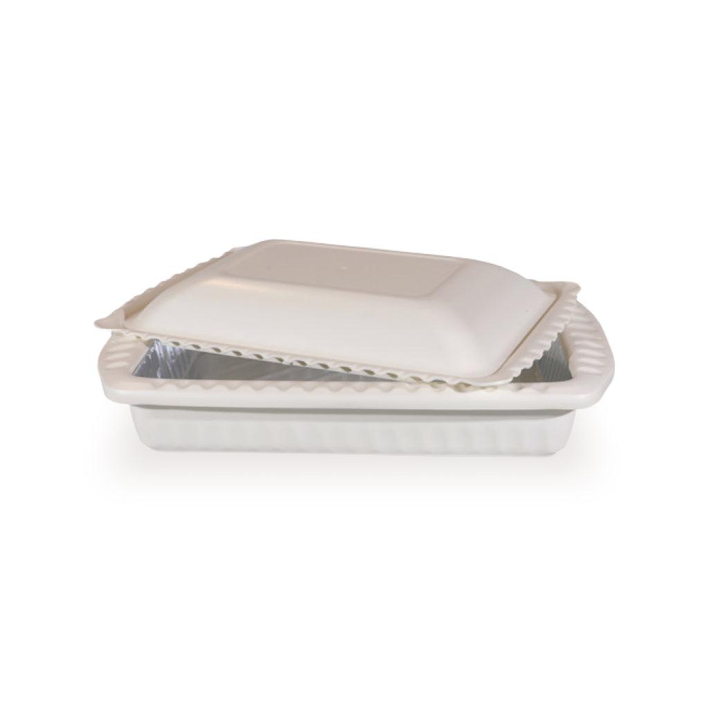 White Serving Carrier For Foil Pans - MRSLM