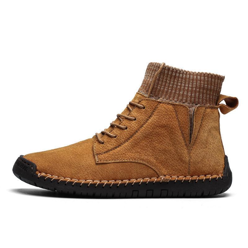 Men's high-top pig leather boots, view 4 - MRSLM