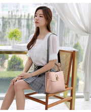 Soft PU bucket crossbody bag, view 2 - MRSLM