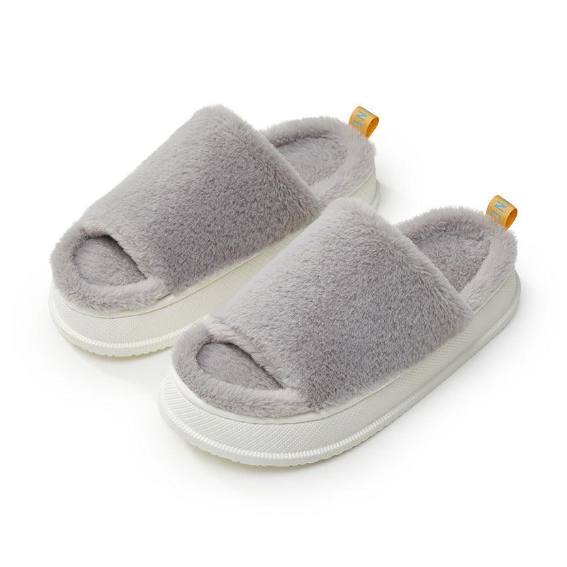 Thick-soled Cotton Slippers Increase The Outer Wear Net Red - MRSLM