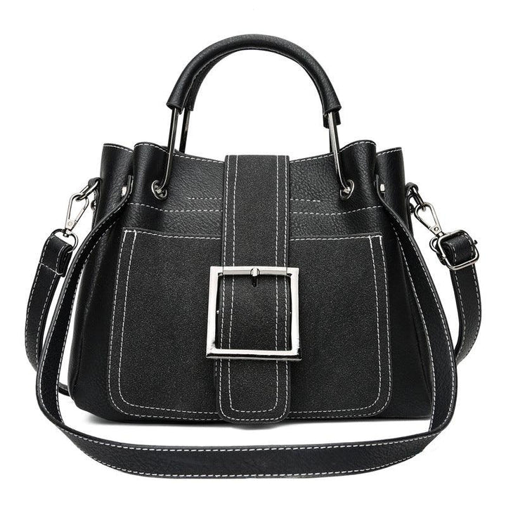 Women Handbag Ladies Soft Pu Leather Bag Pin Type - MRSLM