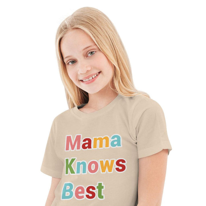 Mama Knows Best Kids' T-Shirt - Colorful T-Shirt - Cute Tee Shirt for Kids - MRSLM