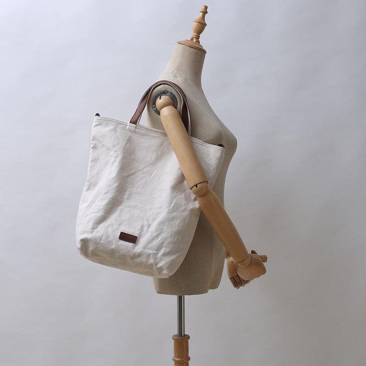 Hand-held Messenger Bag Trendy One-shoulder Women's Canvas Bag - MRSLM