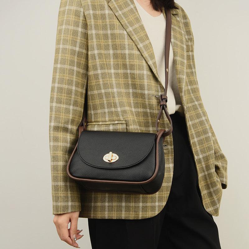 crossbody half round lock flap bag - MRSLM