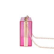 transparent ABS mini square bag, view 8 - MRSLM