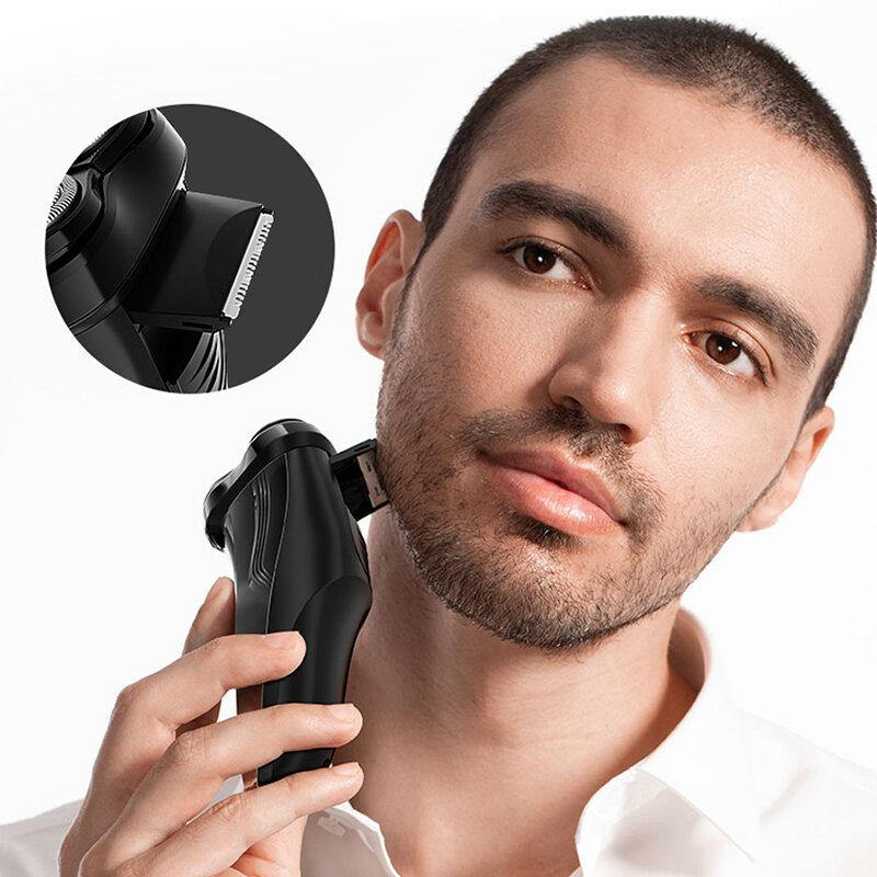 Enchen BlackStone 3CJ Electric Shaver IPX7 Waterproof 3D Floating Razor USB Rechargeable Beard Trimmer for Men - MRSLM