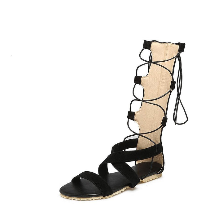 New Women's Cross Strap High-top Sandals - MRSLM