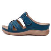 Vintage wedge comfortable slippers, view 2 - MRSLM