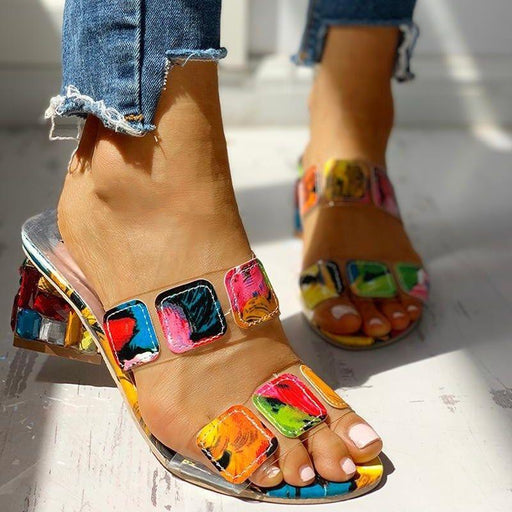 colorful party slippers - MRSLM