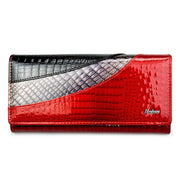 Top layer cowhide patent leather wallet - MRSLM