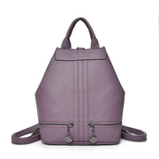 women's soft cowhide backpack, view 3 - MRSLM