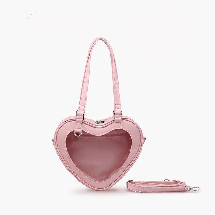 Transparent Crossbody Doll Love Small Pain Bag - MRSLM