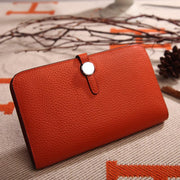 Long leather passport bag, view 2 - MRSLM