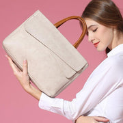 women's cowhide business shoulder bag, view 2 - MRSLM