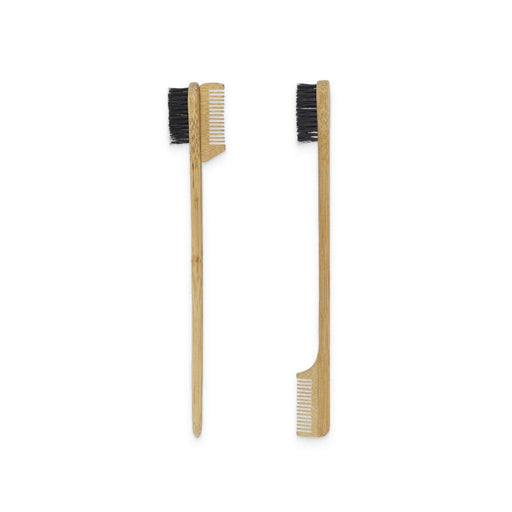 bamboo eyebrow brush with comb - MRSLM