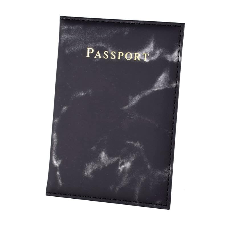 Faux Leather Passport Cover for Men